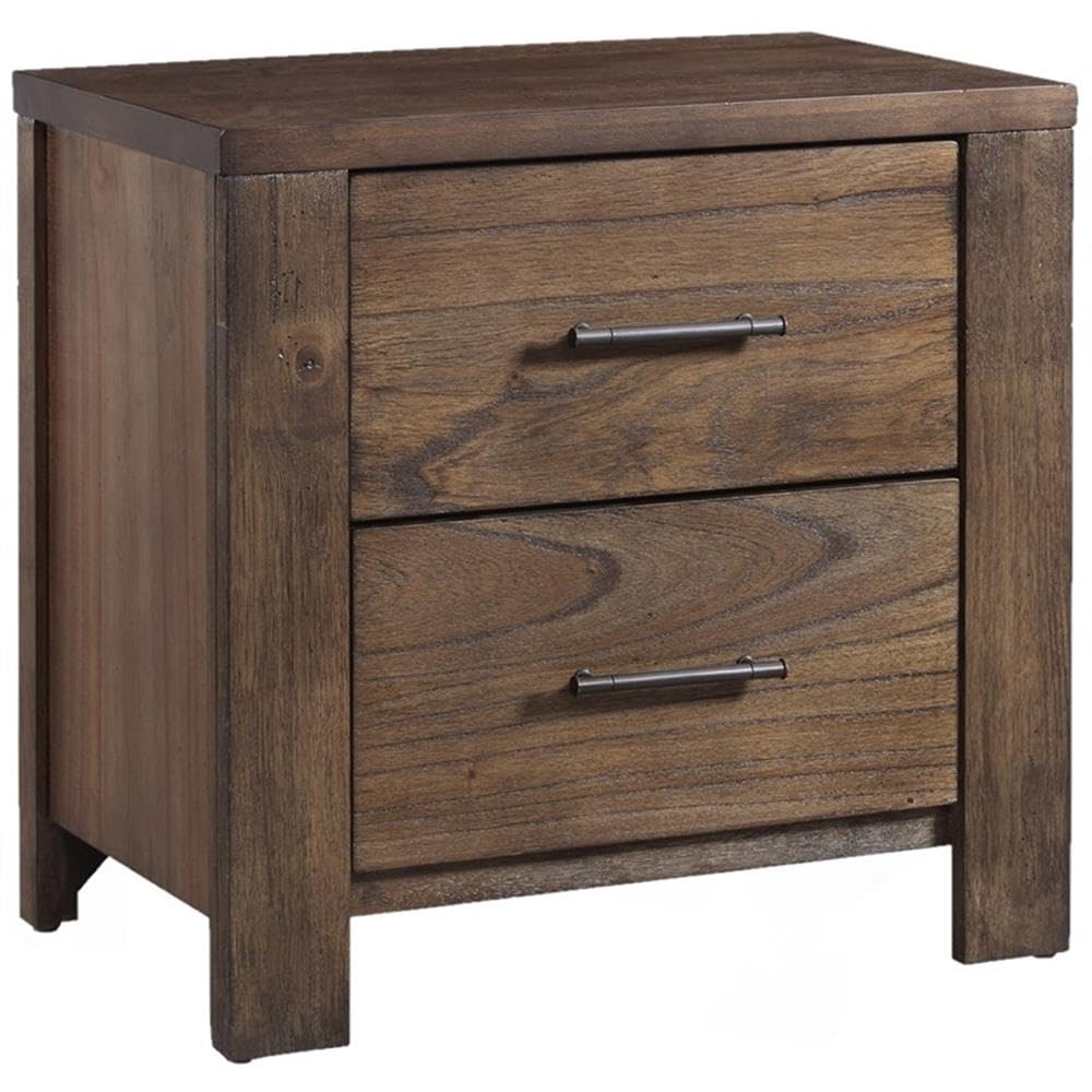 Progressive Furniture Brayden Nightstand, 26" X 17" X 25", Brown